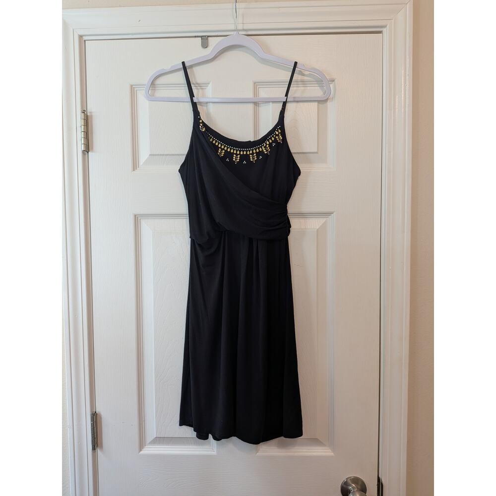 Victoria’s Secret Embellished Slip Dress Size Small Gold Stud Detail Minimalist